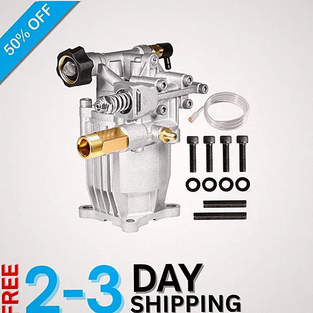 3/4" Shaft Replacement Pump for Pressure Washers - 3400 PSI & 150 Hour Endurance