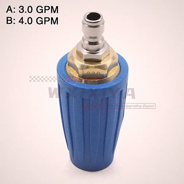 3-4GPM Turbo Nozzle High Pressure Washer Rotating Spray Tip 4000PSI 1/4" Nozzles