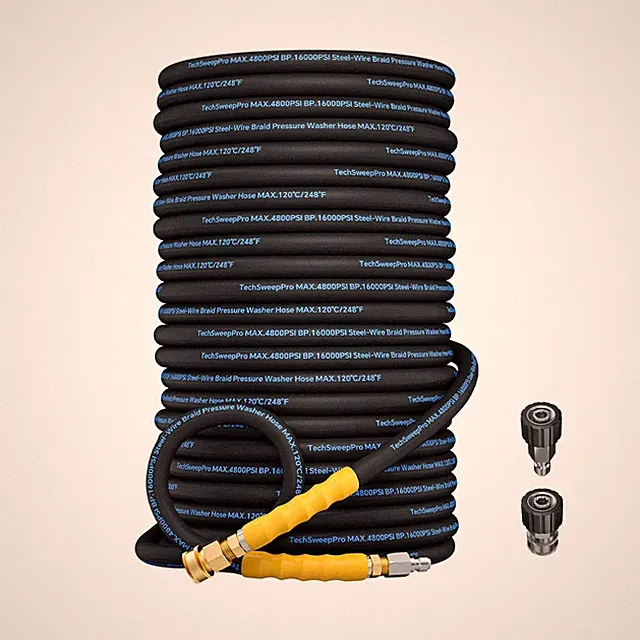 3/8" 4800PSI Pressure washer hose 100ft for cold and hot water Max 248°F wi