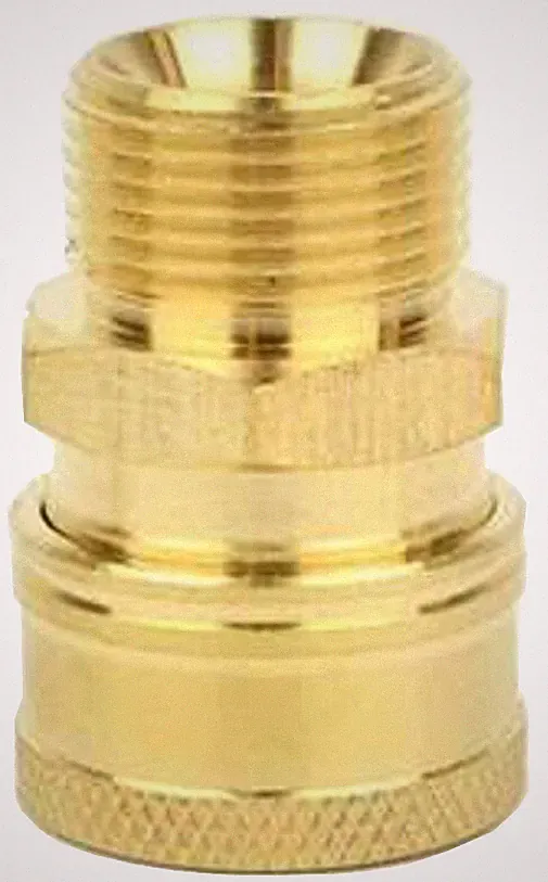 3/8" Coupler Adapter M22 Metric/15mm for Pressure Washer Hose Sun Joe/Blue Clean
