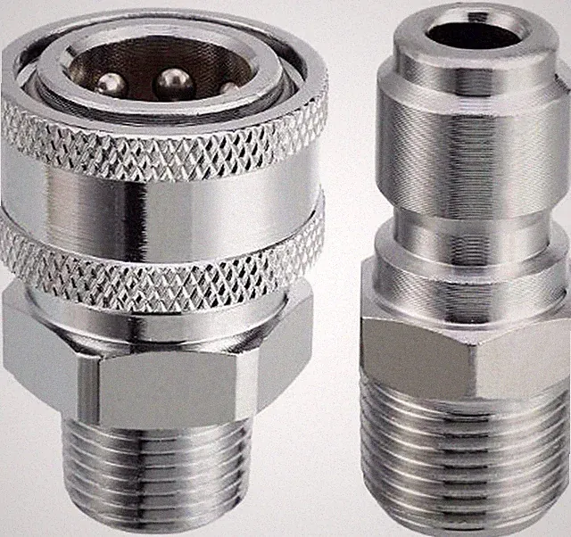 3/8’’ Male Thread Fitting Pressure Washer Adapter Set, Quick Connect Kit 5000PSI