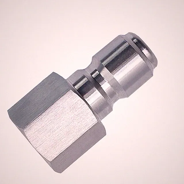 3/8 MTM Hydro Stainless Steel Female Plug