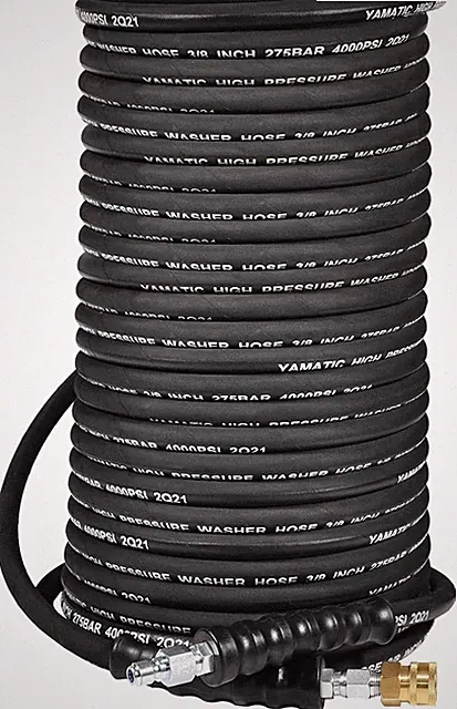 3/8 Pressure Washer Hose 200 FT 3/8" 4000 PSI Hot Water Power Washer Hose 360°