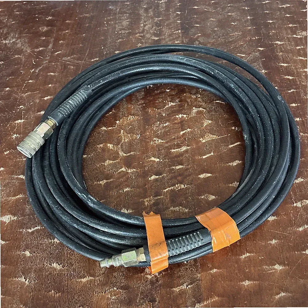 3/8 Pressure Washer Hose 50ft Steel Wire Braided for Durability 4500psi