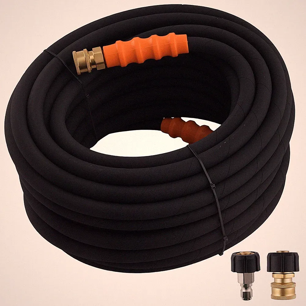 3/8" Pressure Washer Hose 70FT 4800PSI Kink Resistant for Honda Steel Wire Braid