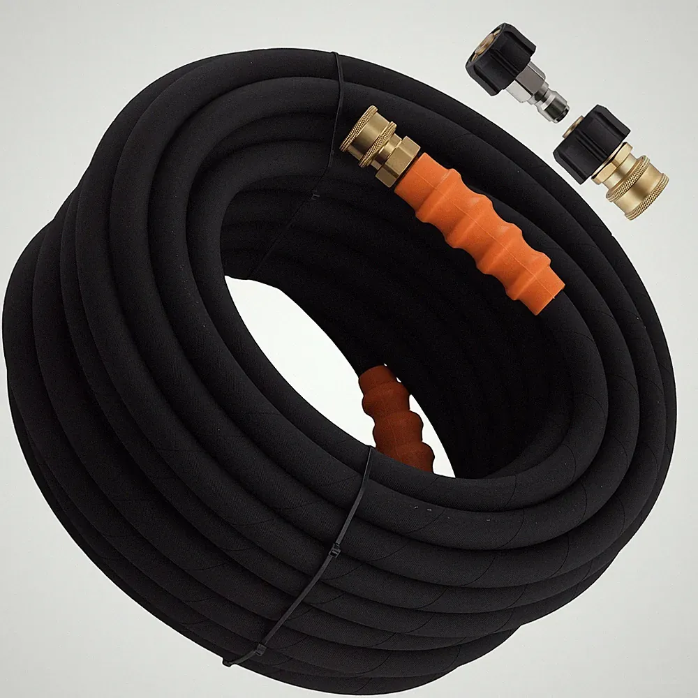 3/8" Pressure Washer Hose 70FT 4800PSI Professional Steel Wire Braid