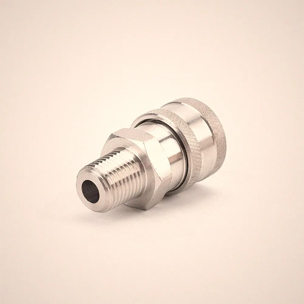 3/8 Quick Connect Coupler Stainless Steel 304 MNPT Thread Pressure Washer 5 PACK