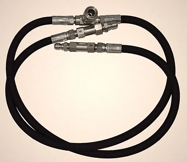 3/8" Siamese Kit, Dual Pressure Washer Connector, 5000 PSI