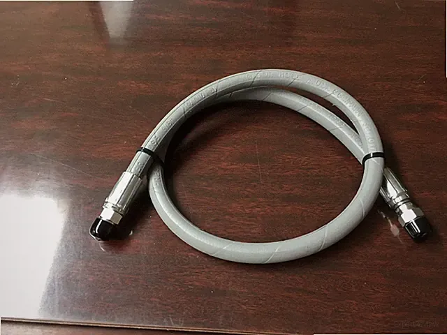 3/8" x 4' Grey 4,000 PSI Pressure Washer Jumper Hose