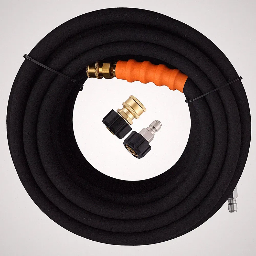 3/8" x 75FT Extended Pressure Washer Hose 4800PSI for Generac Honda Simpson