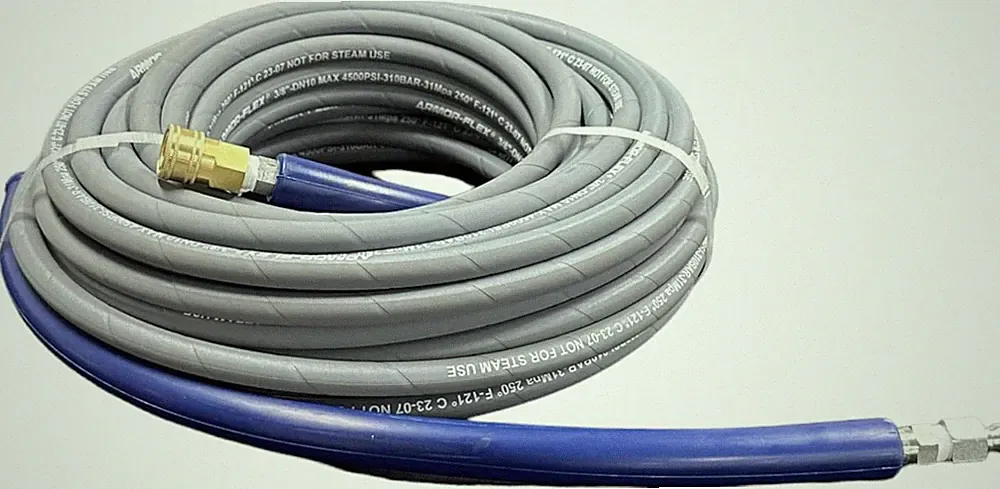 3/8x100ft 4000 PSI Pressure Washer Hose w/ Quick Connect
