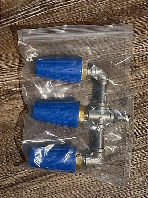 3 in 1 Commercial Grade Triple Turbo Head 4000PSI Pressure Washer Nozzle