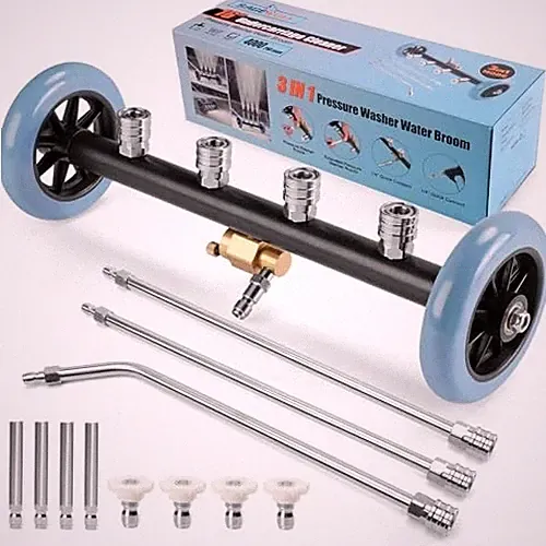 3-In-1 Under Carriage Pressure Washer, 16 Inch Pressure Washer Water Sky Blue