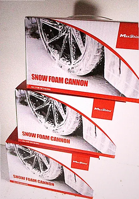 3 NEW UNOPENED BOXES OF MAX SHINE SNOW FOAM CANNON. MINT CLEAN. NEVER USED.