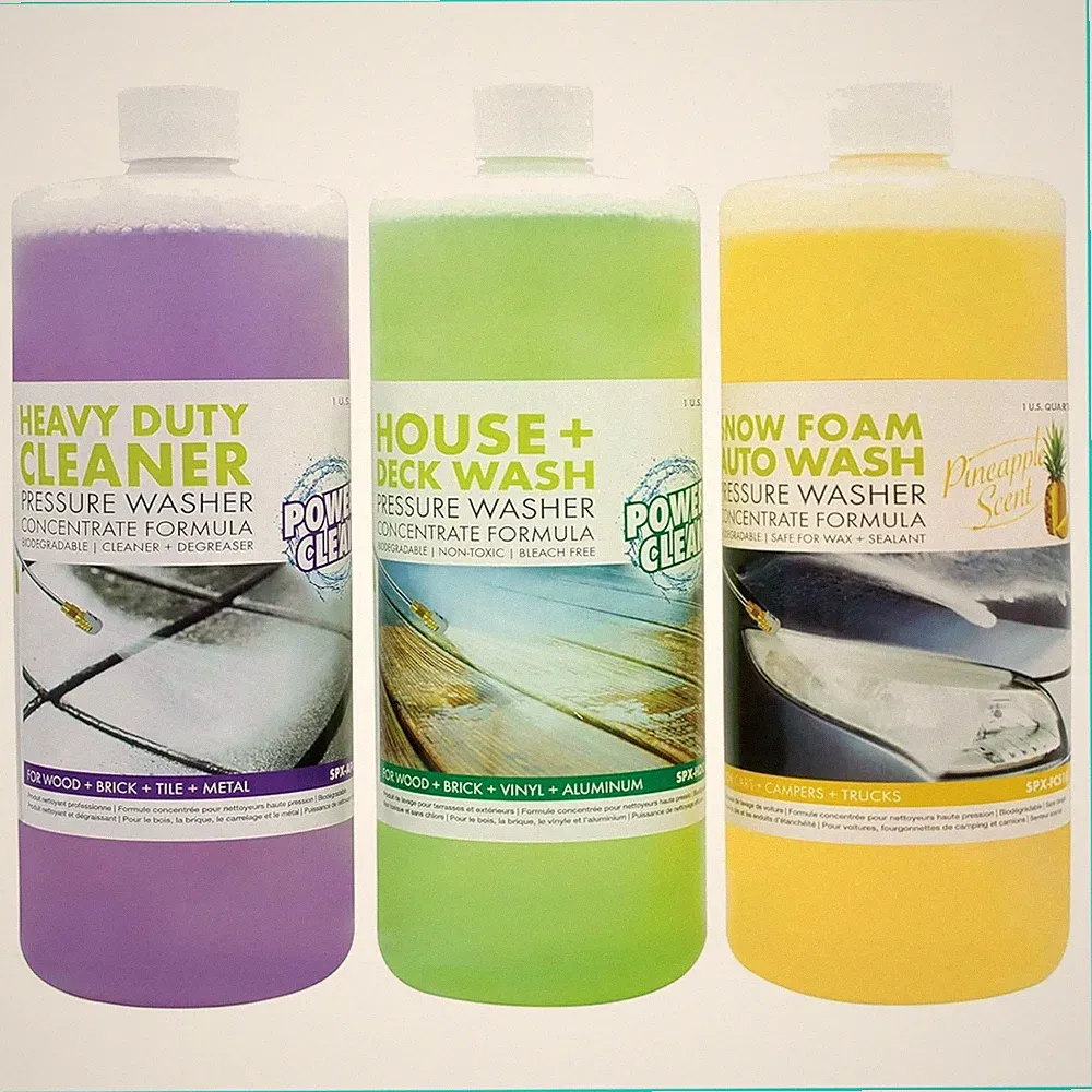3-Pack Pressure Washer Concentrate, Multi-Scent, House & Deck Wa...