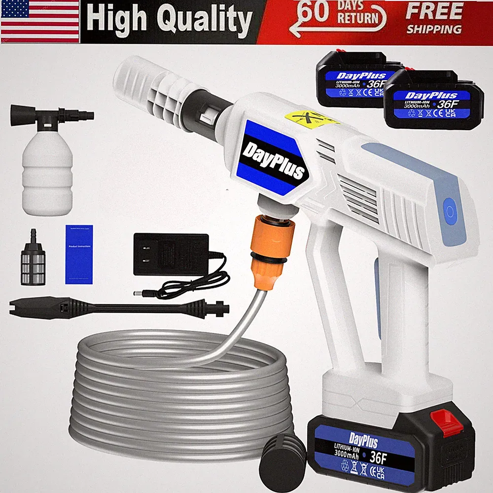 3 speeds Car Hi Pressure Washer Jet Wash Cleaner Gun Tool For Makita 18V Battery