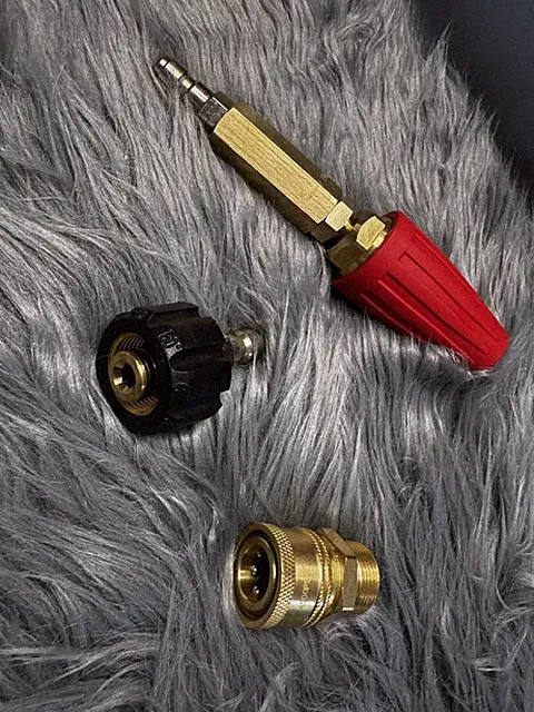 3 Washer Pc,Brass Pressure M22to1/4, Pressure Washer Adapter & Surface Maxx Pro