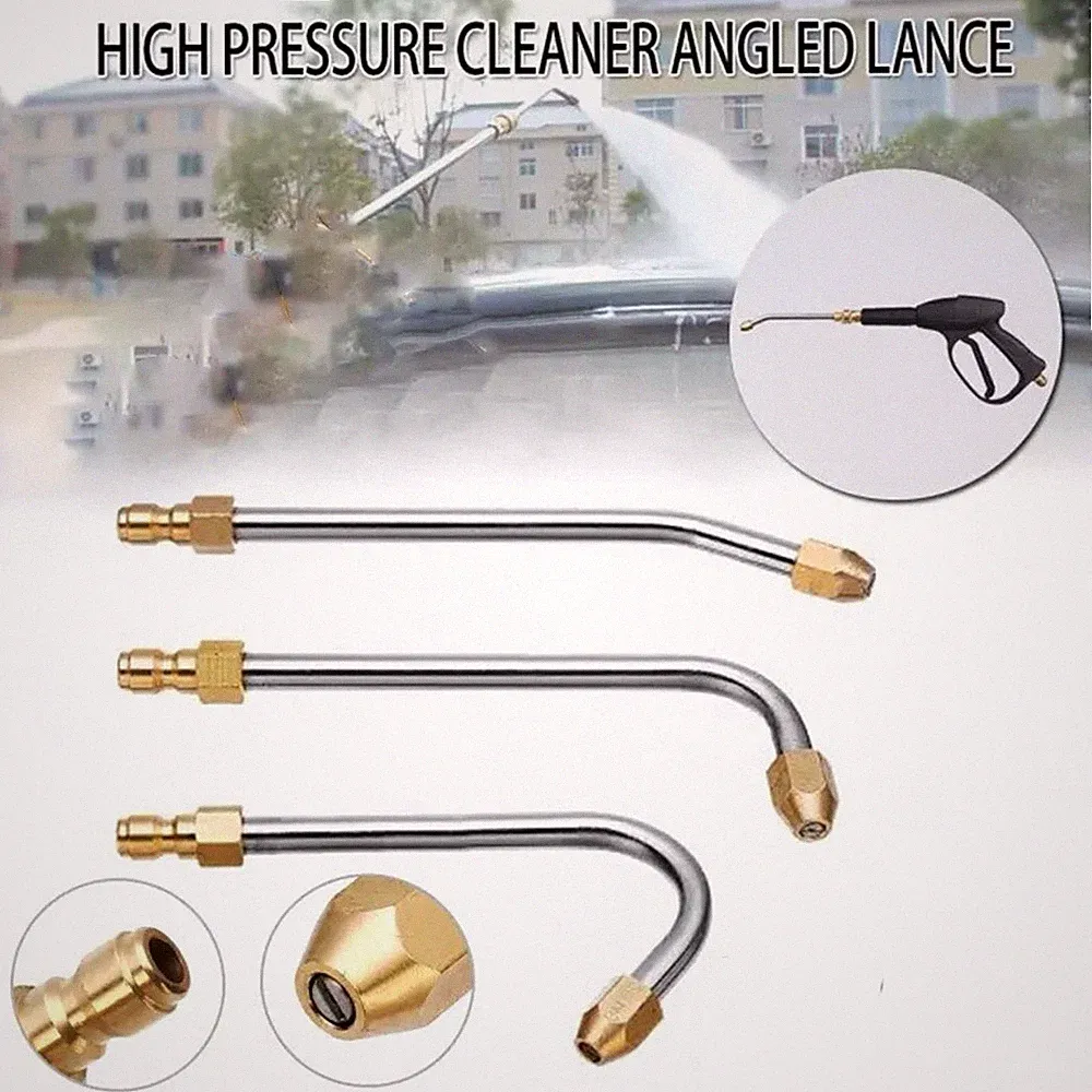 30��/90��/U-Shape Pressure Car Washer Angled Extension Spray Wand Nozzle AU
