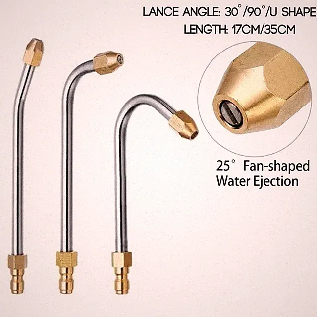30?? /90?? /U-Shape Pressure Car Washer Angled for Extension Spray Wand