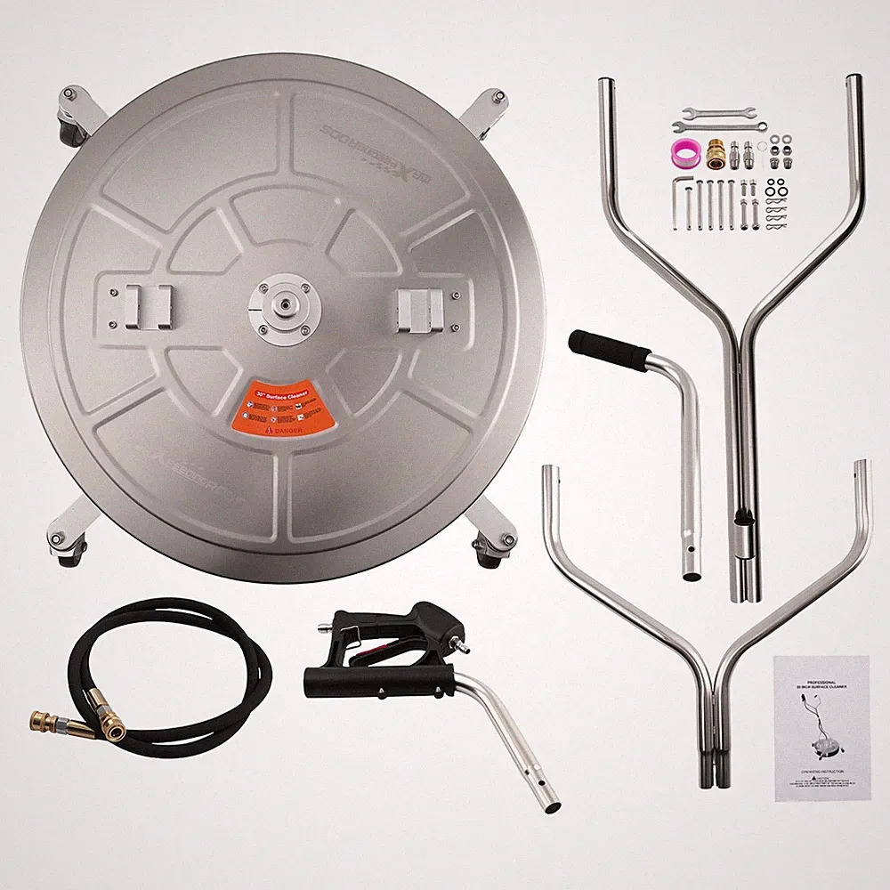 30 inch Surface Cleaner for Pressure Washer 6000 PSI Stainless Steel Dual
