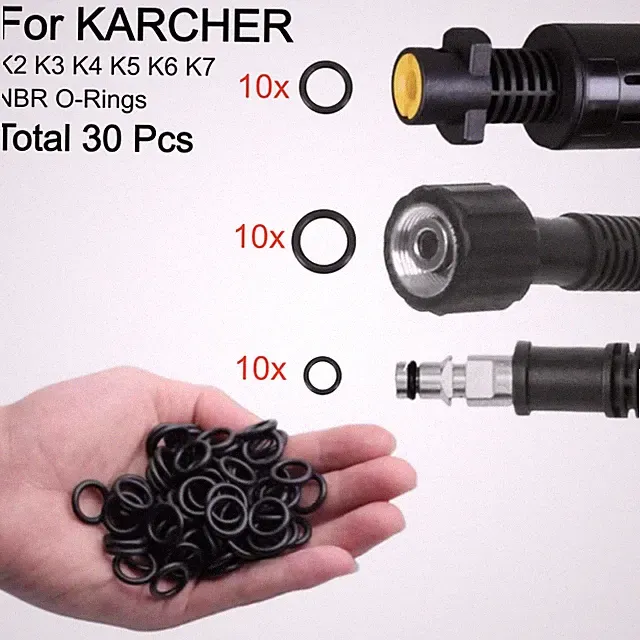 30 Pcs Seal ORing for Karcher K2 K3 K4 K5 K6 K7 Gasket Washer Lance Hose Nozzle