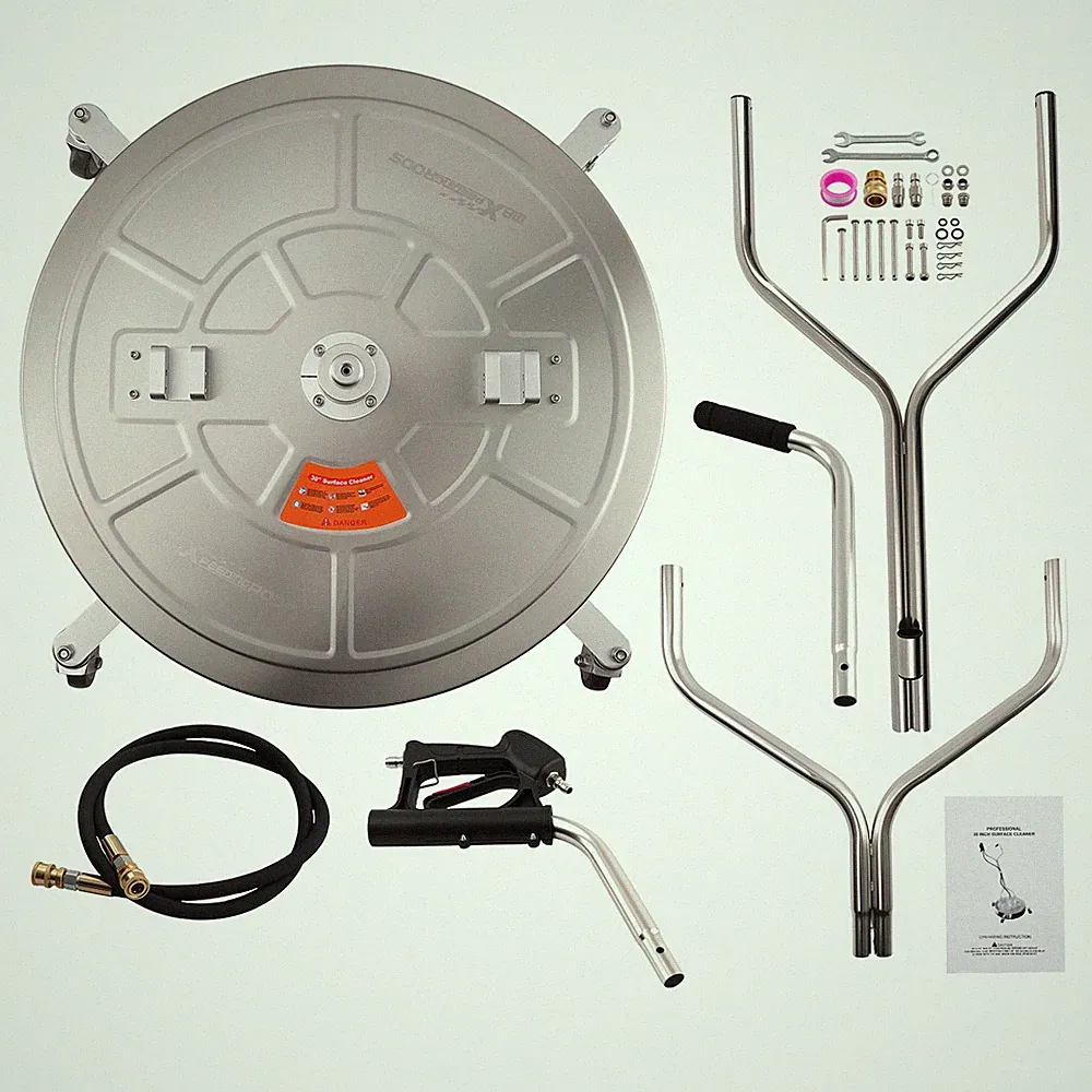 30" Pressure Washer Surface Cleaner 6000 PSI Stainless Steel Concrete Patio