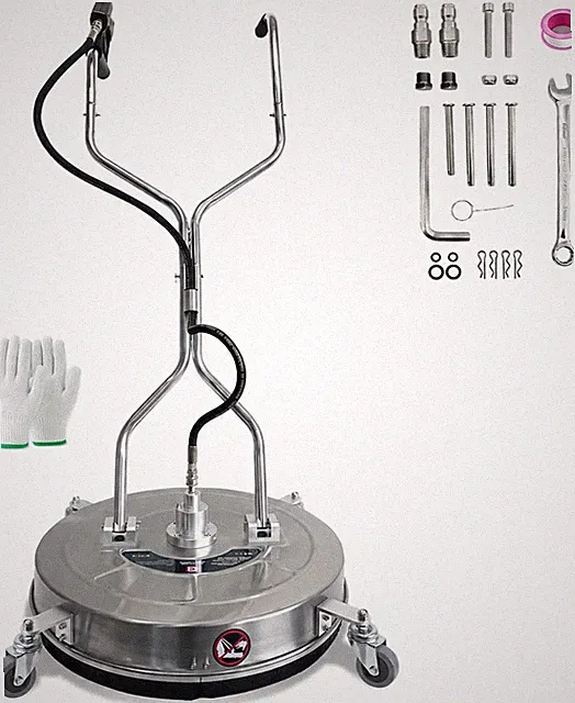 30'' Pressure Washer Surface Cleaner Stainless Steel 5200 PSI Dual Handle Washer