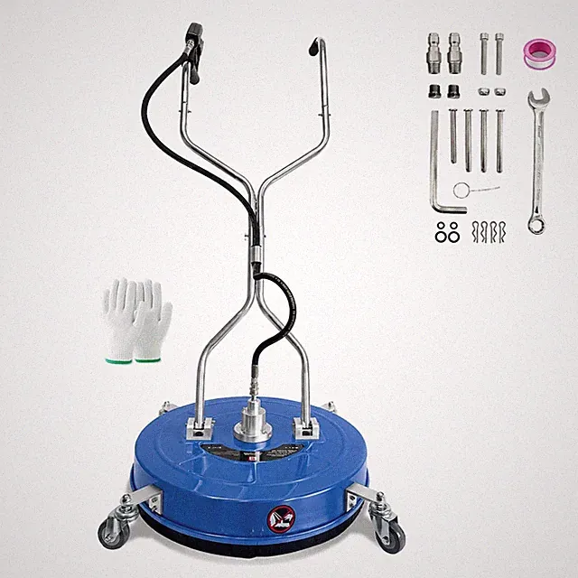 30" Pressure Washer Surface Cleaner with 4 Wheels Dual Handle 5200 Max PSI