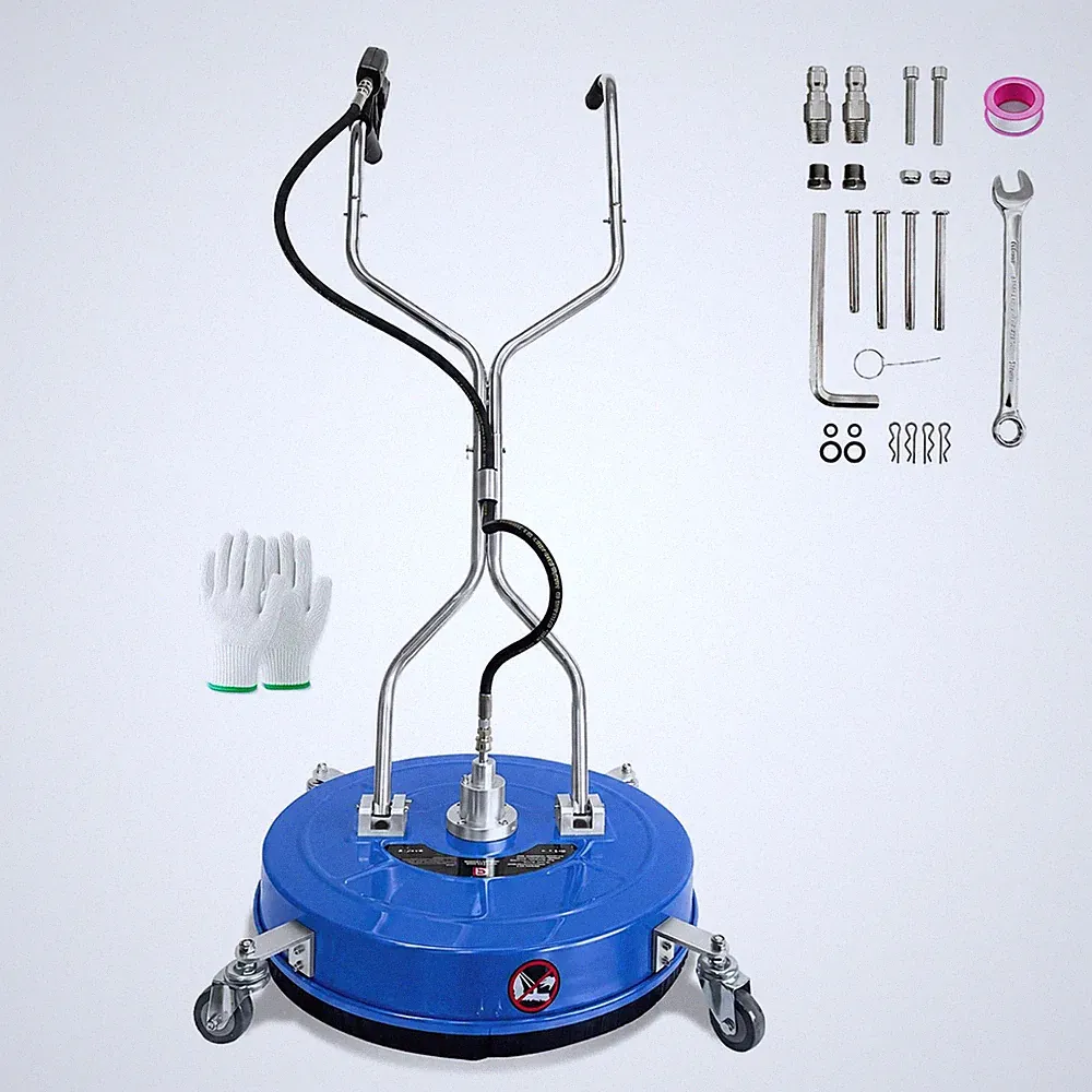 30" Surface Cleaner Pressure Washer Stainless Steel 5200 PSI 4 Wheels