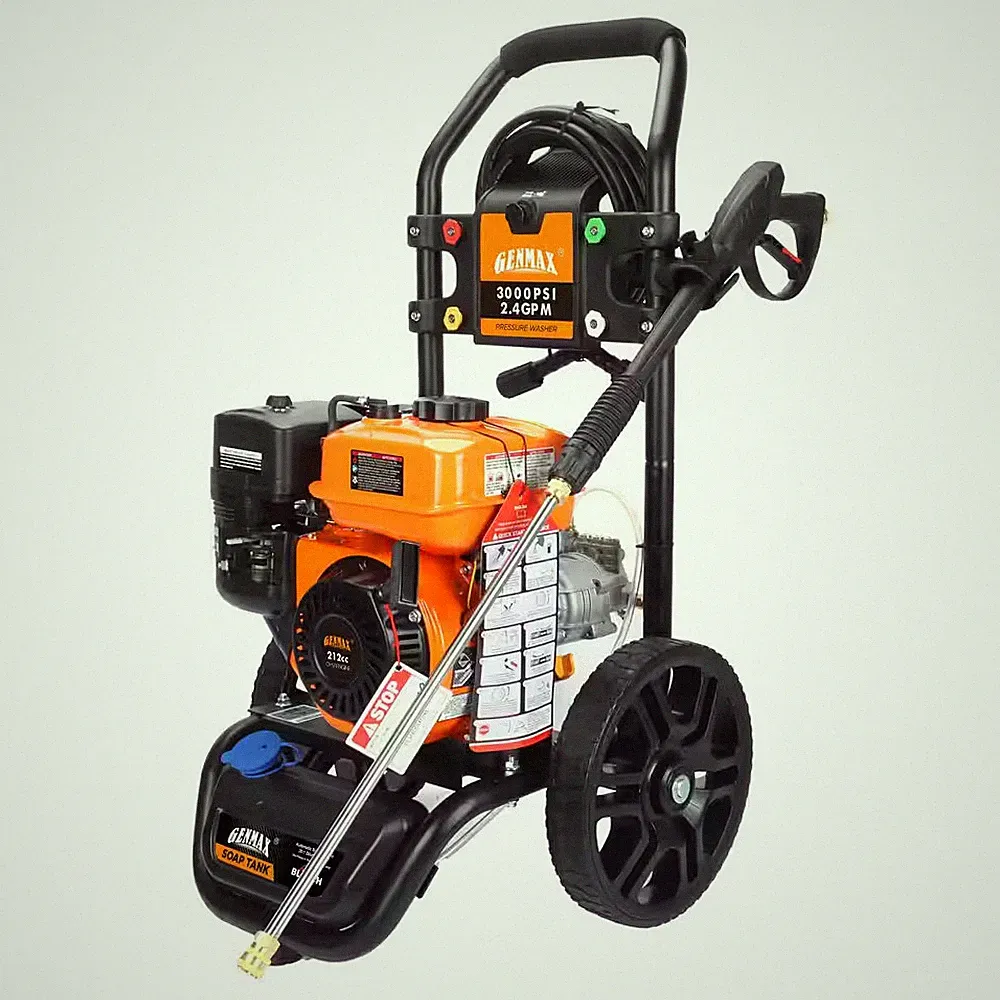 3000 PSI 2.4 GPM 212Cc Cold Water Pressure Washer with 5 Quick Connect Nozzles