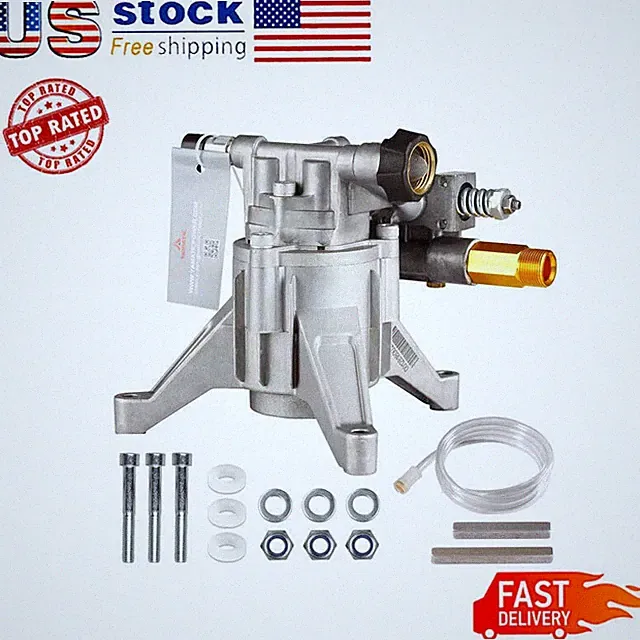 3000 PSI Pressure Washer Pump 7/8" Shaft Vertical Quick Cold Starts Vehicles New