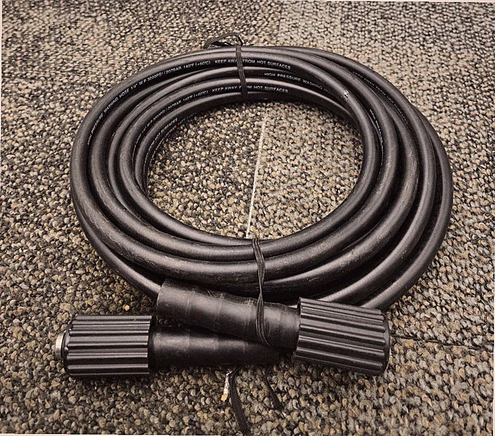 3000PSI 1/4" High Pressure Washer Hose Replacement 30 ft. Long, 207 Bar 140°F