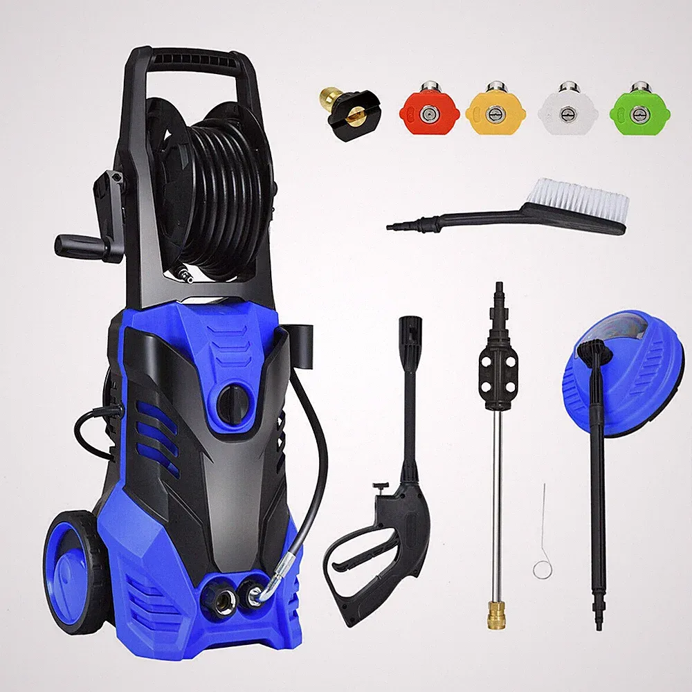 3000PSI Electric High Pressure Washer 2000W 2GPM w/Patio Cleaner and 5 Nozzles