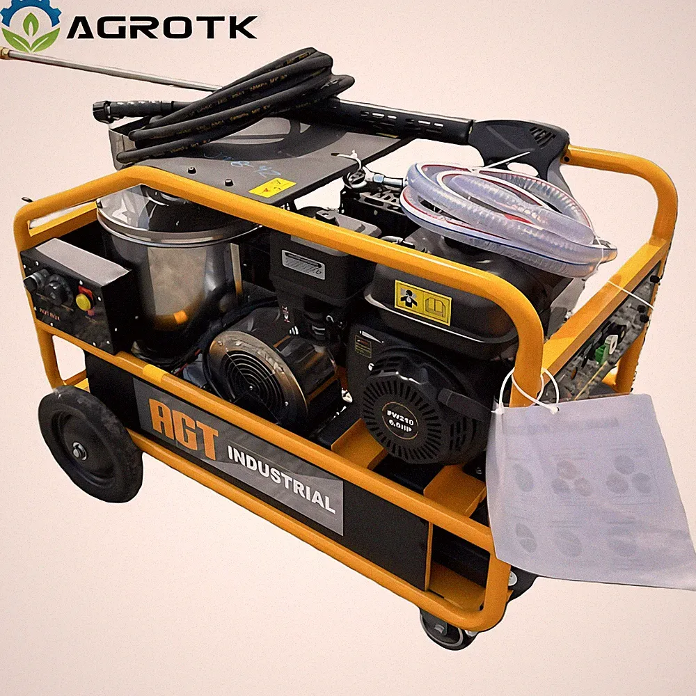3000PSI Hot Water High Pressure Washer Machine 6.5 HP Diesel Burner Manual Start