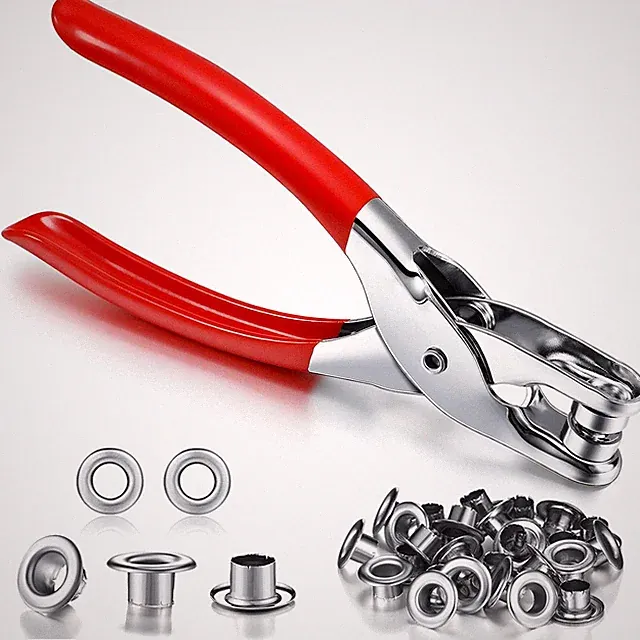 301 Pcs Grommet Eyelet Pliers Tool Kit, Fabric Leather Hole Eyelets and Grommets