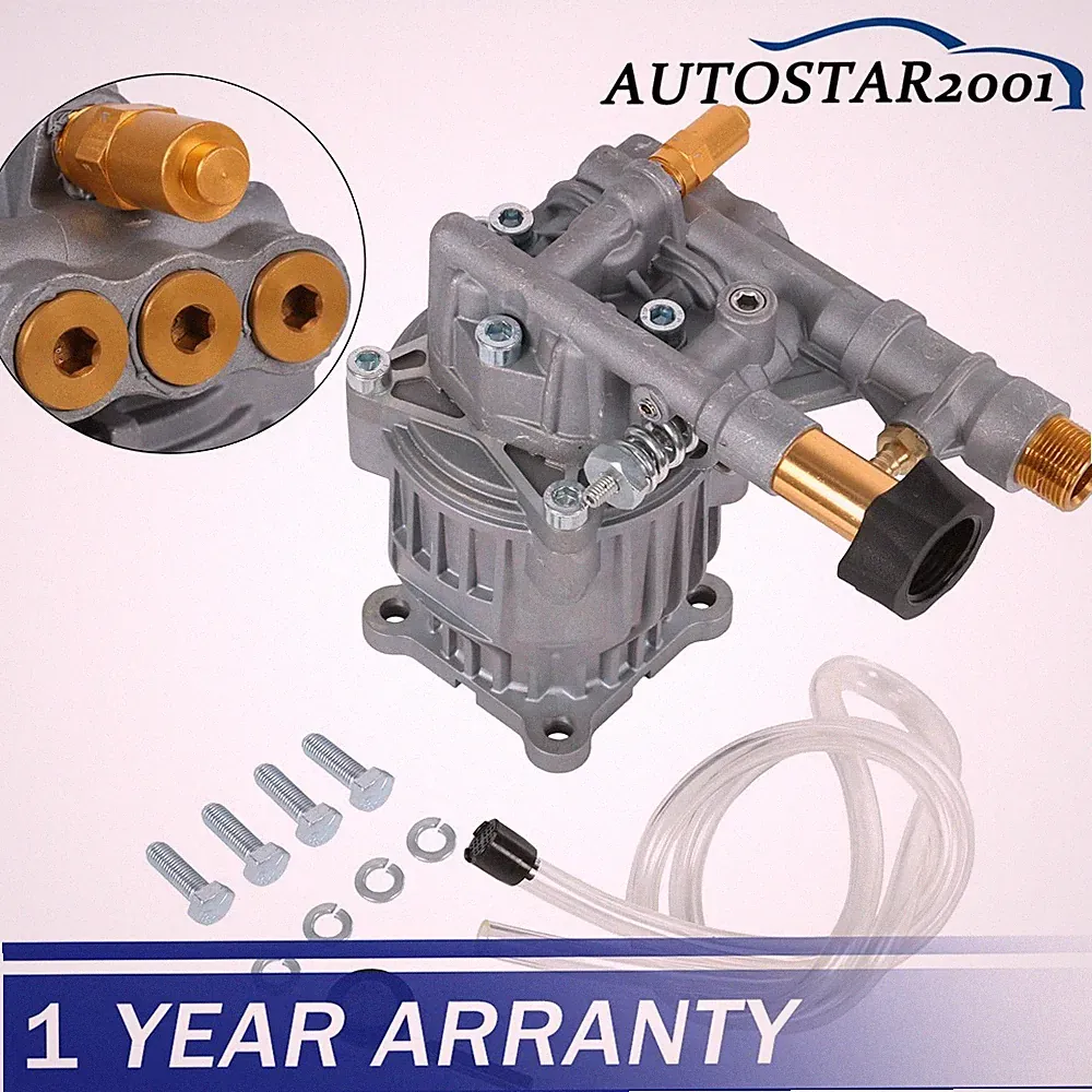 3300 PSI 2.4 GPM 3/4" Shaft 90028 Axial Cam Pressure Washer Pump Kit NEW