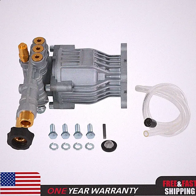 3300 PSI 2.4 GPM 3/4" Shaft New Axial Cam 90028 Pressure Washer Pump Kit