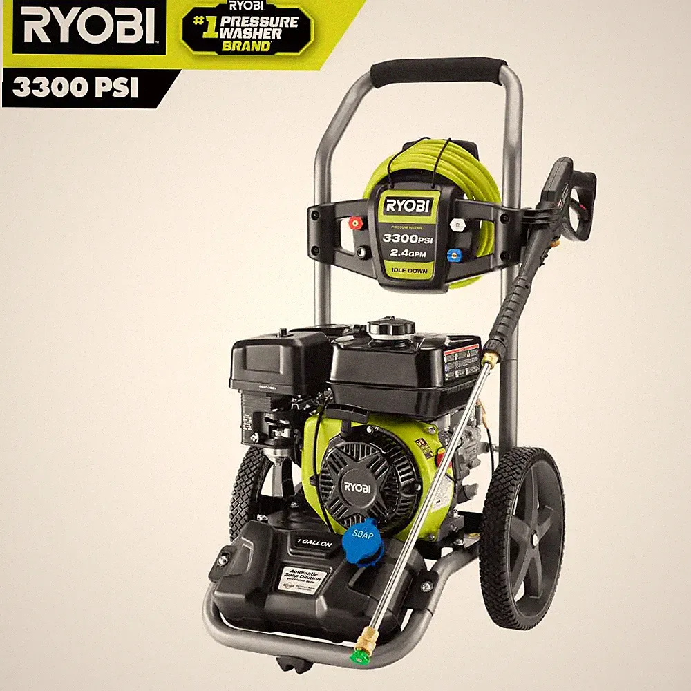 3300 PSI 2.4 GPM Cold Water Gas Pressure Washer with 212Cc Engine