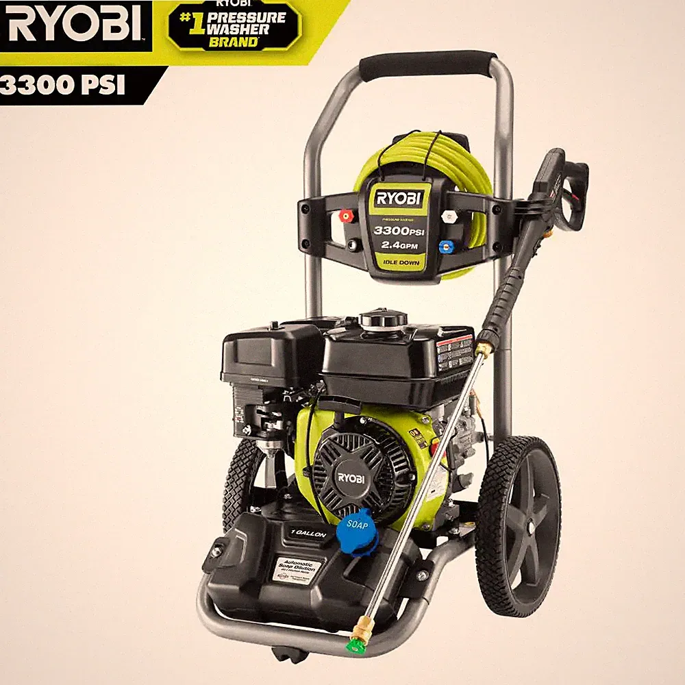 3300 PSI 2.4 GPM Cold Water Gas Pressure Washer with 212Cc Engine