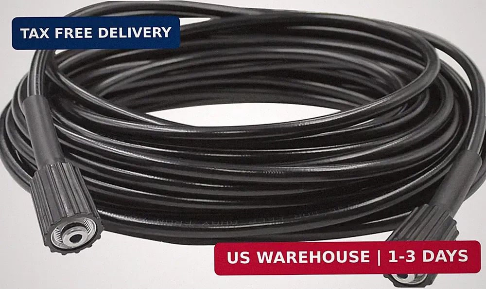 3300 PSI Pressure Washer Hose 25ft 1/4 Inch - Replacement for Ryobi, Briggs and