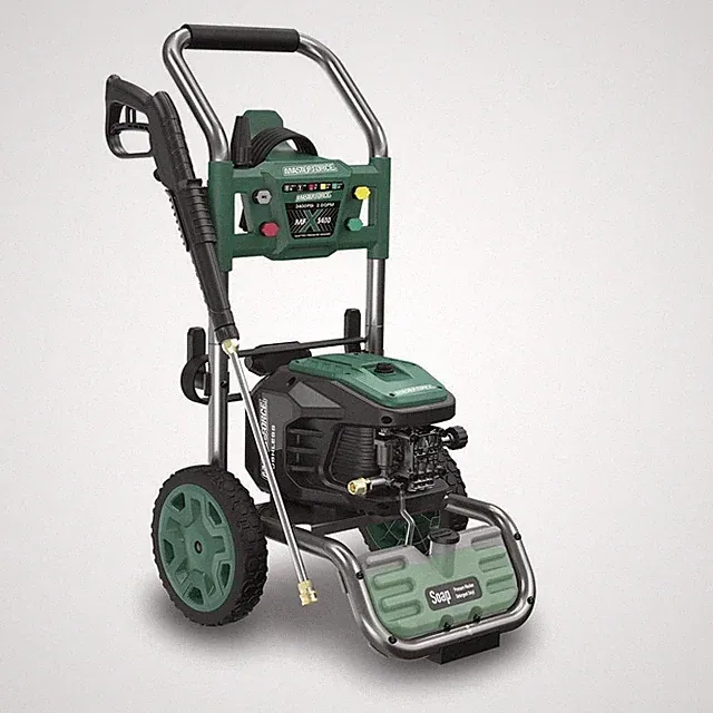 3400 PSI 2.0 GPM 14 Amp Corded Electric Water Pressure Washer w/ Wheels Cleaner