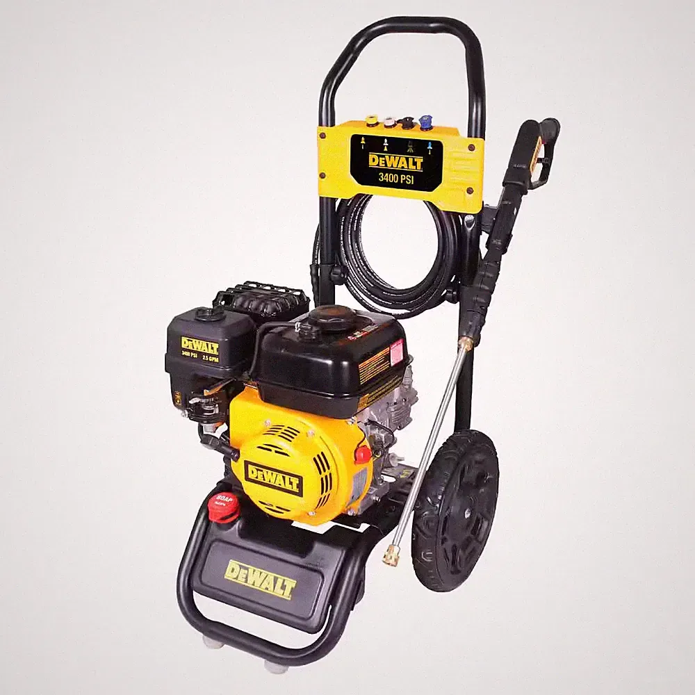 3400 PSI 2.5 GPM Gas Pressure Washer with Maintenance-Free Pump, Heavy-Duty Comm