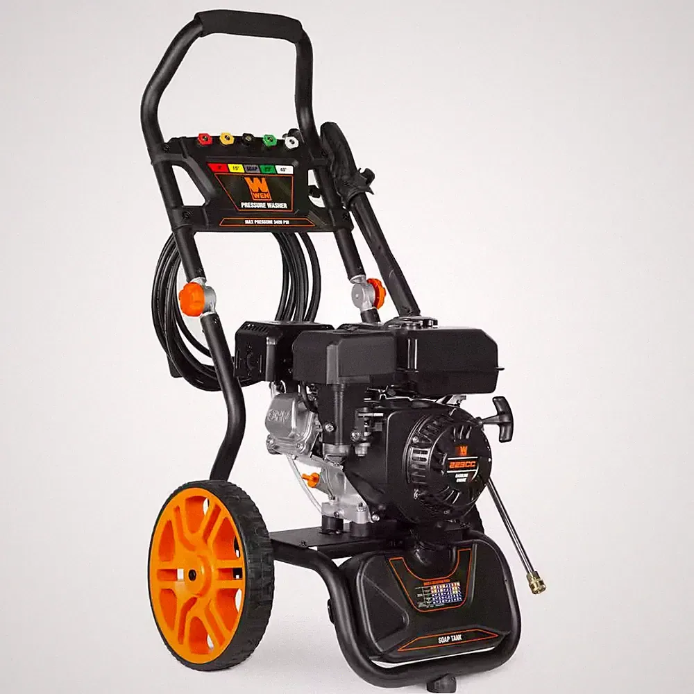 3400 PSI Gas Cold Water Pressure Washer with 223Cc Engine, 2.7 GPM Flow Rate and