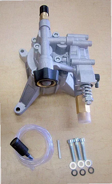 3400 PSI Pressure Washer Pump 7/8" Shaft 2.5 GPM Rear Inlet Replacement