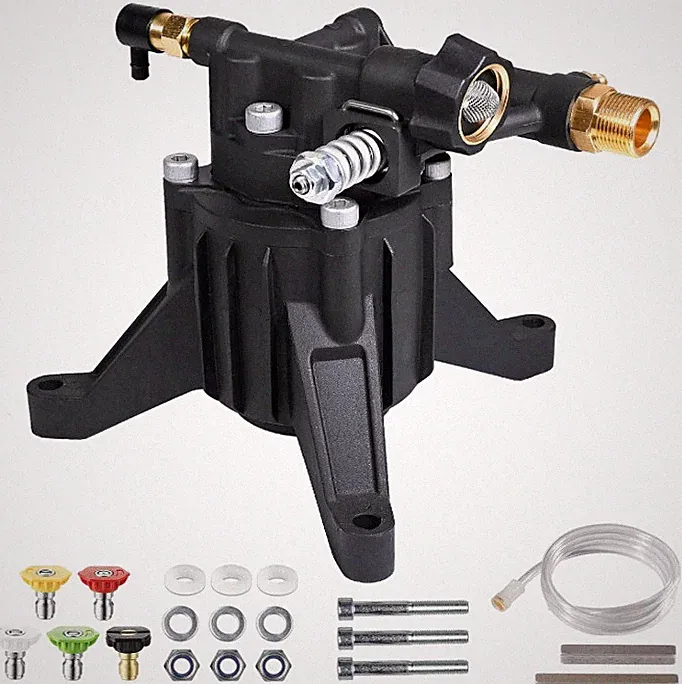 3400 PSI Vertical Pressure Washer Pump 2.5 GPM, 7/8" Shaft, Fits Simpson Honda