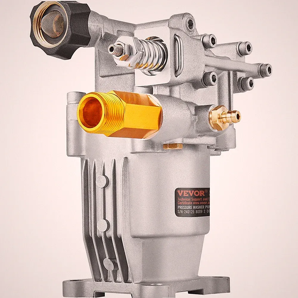 3400PSI 2.5GPM Horizontal Power Washer Pump Replacement w/ SAE Mounting
