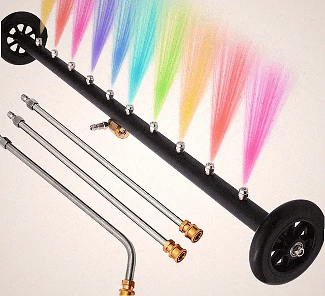 35" 2-in-1 Underbody Pressure Washer Cleaner with 3 Extension Wands, 4000 PSI