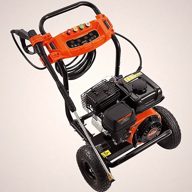 3500PSI 2.6GPM Gas Power Washer, 210cc Engine, Aluminum Pump, 5 Metal Nozzles