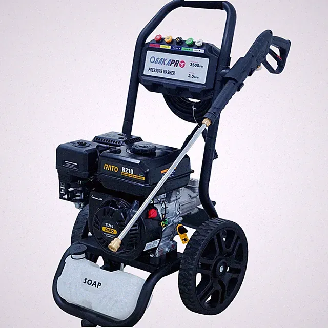 3500PSI Gas Pressure Washer 2.5GPM Gas Powered High Pressure w Adjustable Nozzle