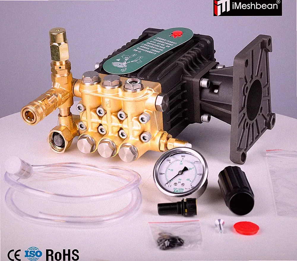 3600 PSI 4.7 GPM Triplex Pump 1″ Hollow Shaft Pressure Power Washer Pump+Key